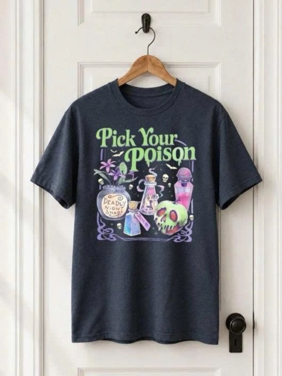 Gildan Other - Gildan Black 'Pick Your Poison' Graphic Tee